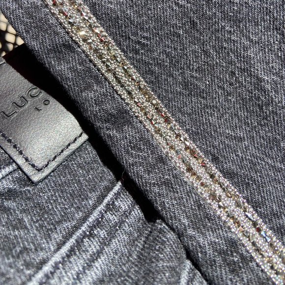 3/$15 Lucky Brand Straight Leg Sparkle Jeans - Picture 3 of 6